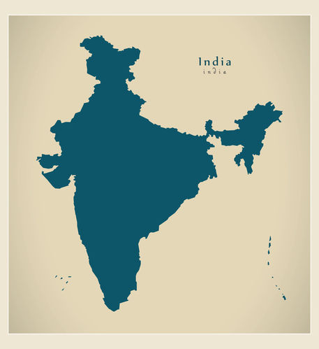 Modern-map-in-india