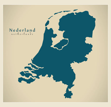 Modern-map-nl-nederland
