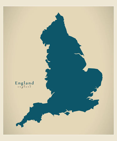 Modern-map-uk-england