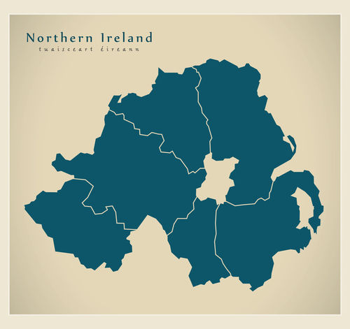 Modern-map-uk-northern-ireland-counties