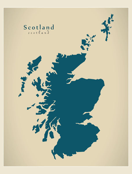Modern-map-uk-scotland