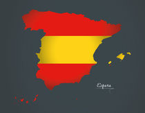 Spain Map Artwork Special Edition von Ingo Menhard