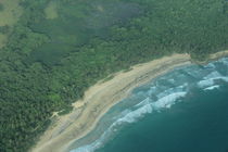Aerial view Beach Caribbean by Tricia Rabanal