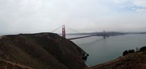 Golden Gate In Cloudy Weather by etienne