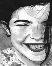 Smiling Girl by Luiz Rosa