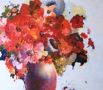 Flowers in Vase by Terence Donnelly
