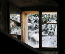 Winter-Gartenfenster von Nikola Hahn