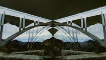 Bridge over dam von Claudio Boczon