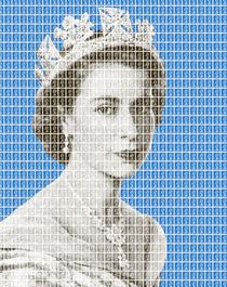 God Save the Queen - Blue by Gary Hogben