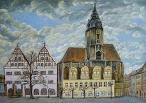 Naumburg - Wenzelskirche mit Schlösschen by Doris Seifert