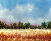 wheatfield with Poppies by Terence Donnelly