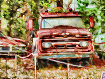 Old tow truck  by lanjee chee