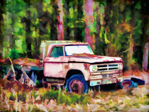 Old rusty truck by lanjee chee