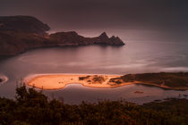 Moody Three Cliffs Bay by Leighton Collins