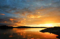 Sunset in swedish archipelago by Thomas Matzl