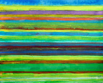 Colorful Horizontal Stripes by Heidi  Capitaine