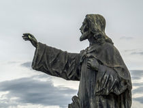 Christ Statue Cemitery Brazil von Marco Paulo Blascke Piovezan