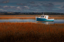 Loughor estuary boat von Leighton Collins