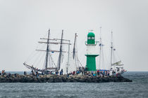 Segelschiffe auf der Ostsee während der Hanse Sail by Rico Ködder