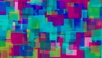 blue yellow pink green square pattern abstract background by timla