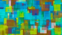blue brown and yellow square pattern abstract background by timla