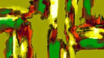 green red orange black and yellow painting abstract background by timla