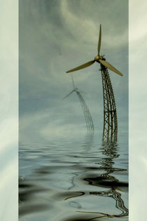 Wind power in the sea by Chris Berger
