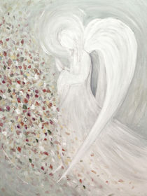Engelmalerei - der weiße Engel von Chris Berger