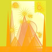 Sparkling spires  von Yolande Anderson