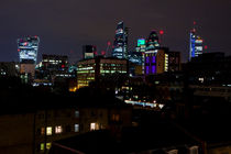 Londoner skyline by night by Jessy Libik