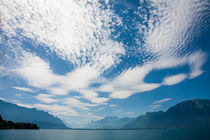 Tiger patterned sky over the Geneva Lake by Jessy Libik