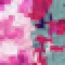 pink red and green painting abstract background von timla