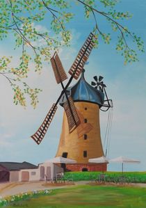 Windmühle Straupitz von Barbara Kaiser