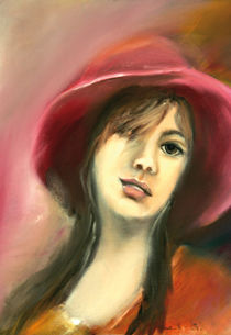 das Mädchen mit dem roten Hut by Ingrid Clement-Grimmer