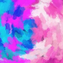 blue and pink painting texture abstract background by timla