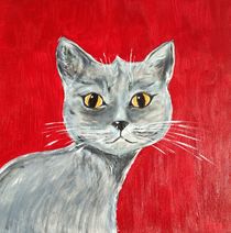 THE GRAY CAT von Hana Auerova
