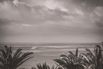 Lonely sailing boat - Einsames Segelboot by Silvia Eder