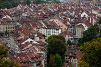 Rooftops over the City of Bern, Switzerland von Jessy Libik
