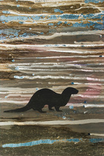 Seashore Otter by Adrian Hillman