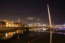 River Tawe at night by Leighton Collins