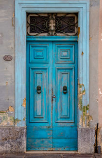 Tür Blau von la-mola-lighthouse
