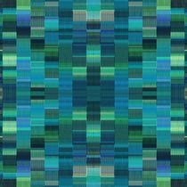 blue and green plaid pattern texture abstract background by timla