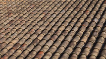 Spanish terracotta roof tiles von Leighton Collins