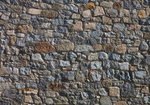 Old stone wall by Leighton Collins