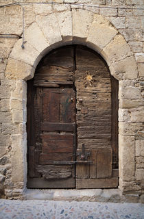 Old Spanish door von Leighton Collins