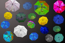 Regenschirme by Gisela Peter
