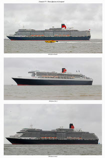 Cunard 175 - Three Queens in Liverpool von John Wain