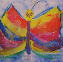 jetzt ist die Raupe ein wunderschöner Schmetterling von Marie Luise Badekow