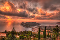 Sunset at Assos in Kefalonia, Greece von Constantinos Iliopoulos