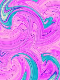 pink and blue spiral painting texture abstract background by timla